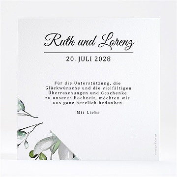 Dankeskarte Hochzeit Explosion - vue 3