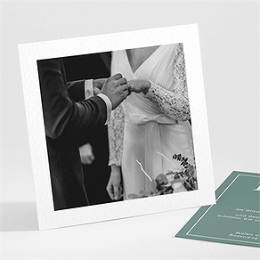 Dankeskarte Hochzeit polaroid der liebe