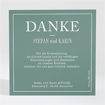 Dankeskarte Hochzeit Polaroid Der Liebe - Vue 2