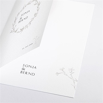 Kirchenheft Hochzeit einfach geschmückt - Vue 2