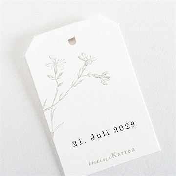 Geschenkanhänger Hochzeit einfach geschmückt - Vue 3