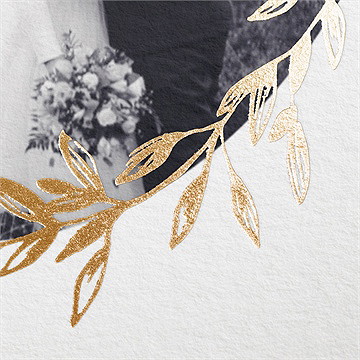 Dankeskarte Hochzeit Einfach Geschmückt - Vue 2