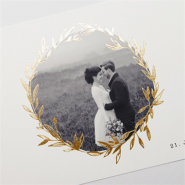 Dankeskarte Hochzeit Einfach Geschmückt - Vue 3