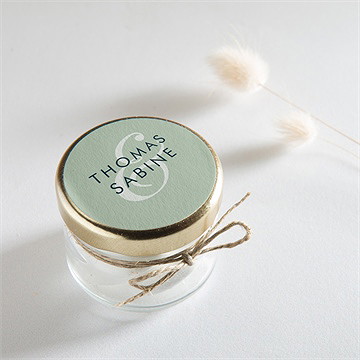 Aufkleber Hochzeit silberne skizze - Vue 2