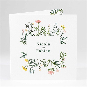Hochzeitseinladung wilde blumen