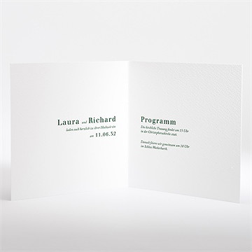 Hochzeitseinladung Frühlingsblumen - Vue 2