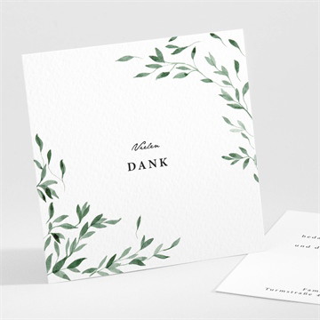 Dankeskarte Taufe naturbezogen