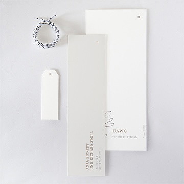 Hochzeitseinladung elegante skizze - Vue 5