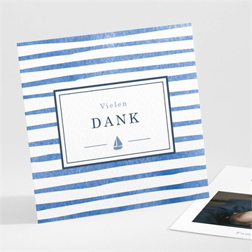 Dankeskarte Geburt Kleiner matrose