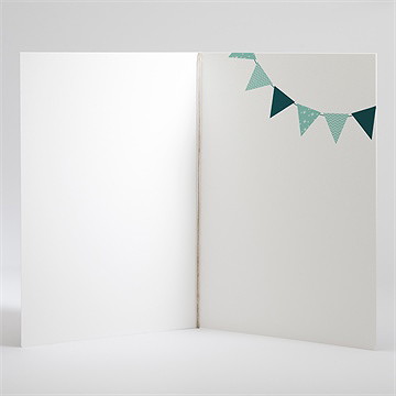 Kirchenheft Taufe blaue girlande - Vue 3