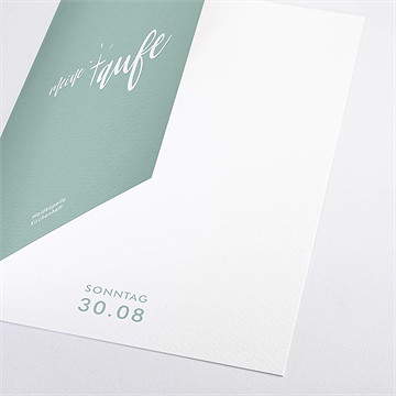 Kirchenheft Taufe silbernes kreuz - Vue 2