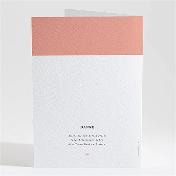 Kirchenheft Taufe kartentrio rosa - vue 4