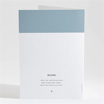 Kirchenheft Taufe kartentrio blau - Vue 4