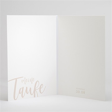 Kirchenheft Taufe Kupfer Schrift - Vue 3