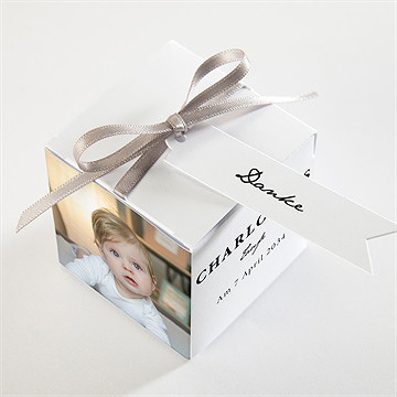 Geschenkbox Taufe miniatur fotos - Vue 3