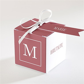 Geschenkbox Taufe polaroid design