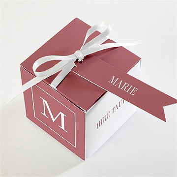 Geschenkbox Taufe polaroid design - Vue 3