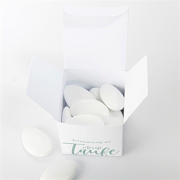 Geschenkbox Taufe silbernes kreuz - Vue 4