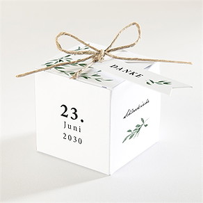 Geschenkbox Taufe naturbezogen