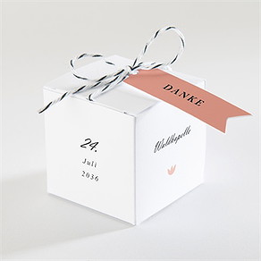 Geschenkbox Taufe kartentrio rosa