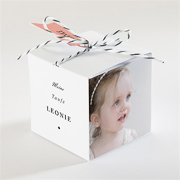 Geschenkbox Taufe kartentrio rosa - Vue 2