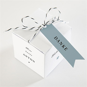 Geschenkbox Taufe kartentrio blau - Vue 3