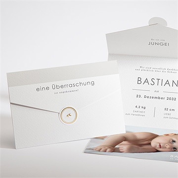 Geburtskarte All In One Surprise