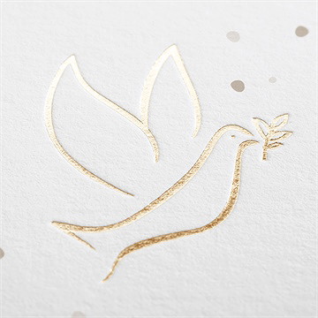 Einladung Taufe Taube Flieg - Vue 2