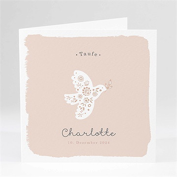 Einladung Taufe Friedenstaube