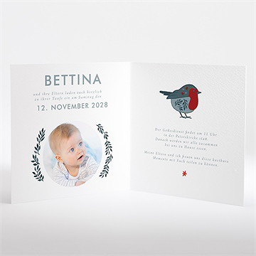 Einladung Taufe Harmonie - Vue 2