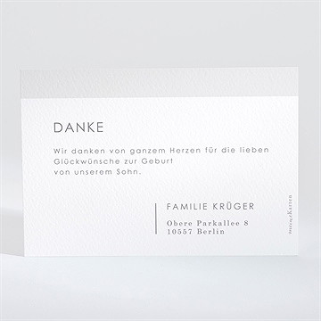 Dankeskarte Geburt All In One Surprise - vue 2