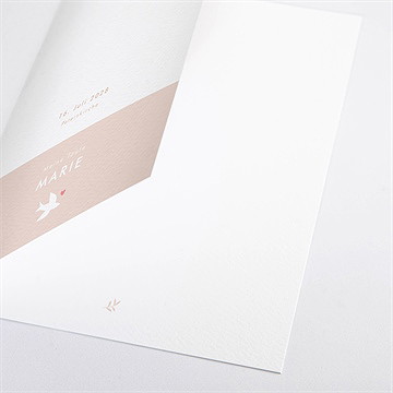 Kirchenheft Taufe Taube Und Blumenkranz - Vue 2