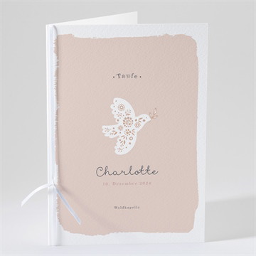 Kirchenheft Taufe friedenstaube