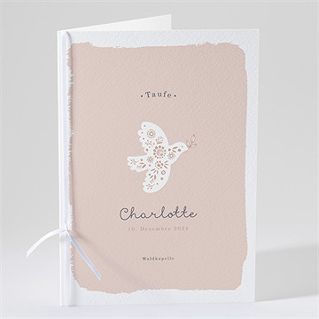 Kirchenheft Taufe friedenstaube