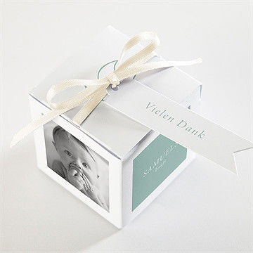 Geschenkbox Taufe silbertaube - Vue 3