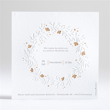 Hochzeitseinladung Windröschen - Vue 3