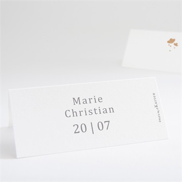 Tischkarte Hochzeit windröschen