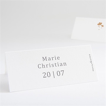 Tischkarte Hochzeit Windröschen