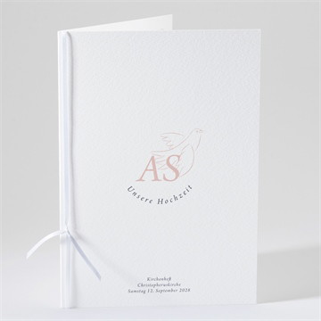 Kirchenheft Hochzeit liebestaube