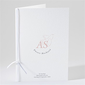 Kirchenheft Hochzeit liebestaube