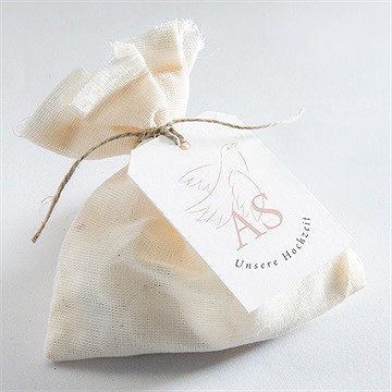 Geschenkanhänger Hochzeit liebestaube - Vue 2