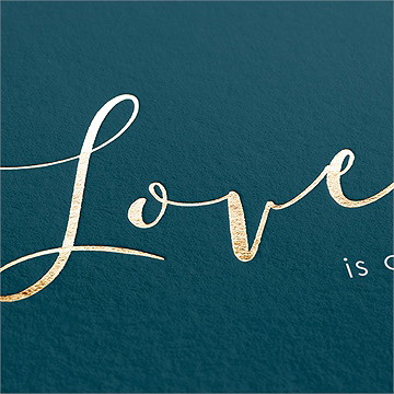 Save The Date Karte Love Is All - Vue 2