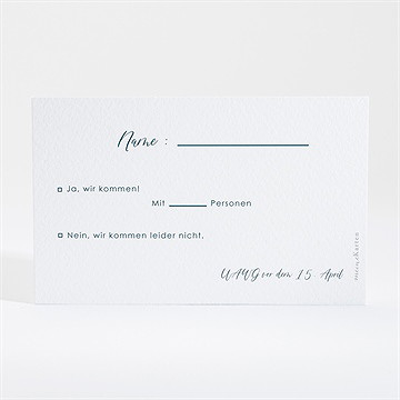 Antwortkarte Hochzeit love is all - Vue 2