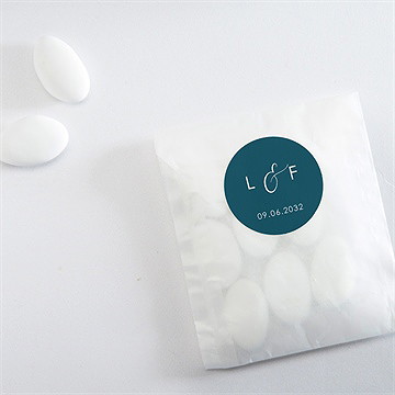 Aufkleber Hochzeit love is all - Vue 4