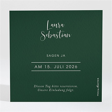 Save the Date Karte eukalyptus - Vue 2