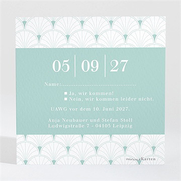 Antwortkarte Hochzeit grafik - Vue 2