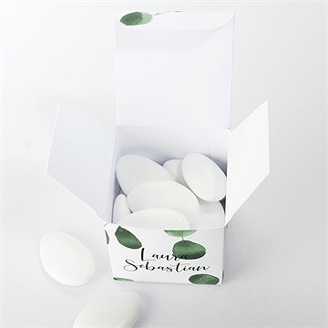 Geschenkbox Hochzeit eukalyptus - Vue 4
