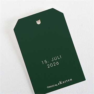 Geschenkanhänger Hochzeit eukalyptus - Vue 3