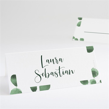 Tischkarte Hochzeit eukalyptus