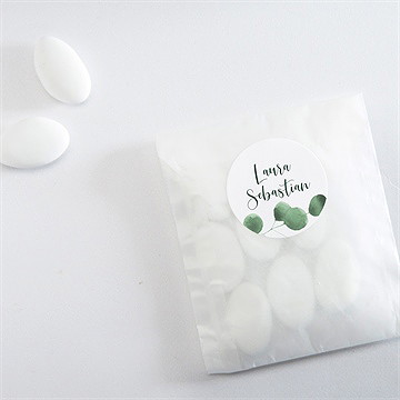 Aufkleber Hochzeit eukalyptus - Vue 4